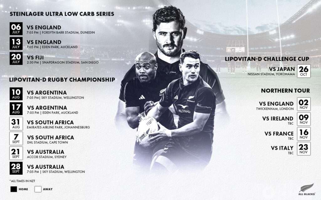 All Blacks 2024 fixtures